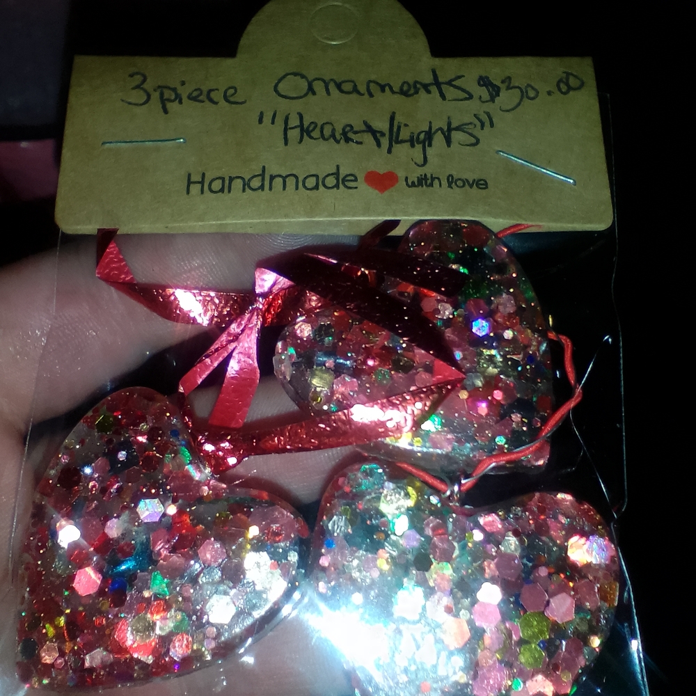 Handmade Heart Ornaments